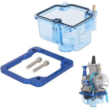 Carburador de 26 mm com base transparente, atomização estável para motores de 75 cc a 125 cc, carburador azul resistente a altas temperaturas para