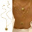 Unique Design Neck Chain Adjustable Necklace-Golden cherry 3