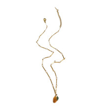 Assorted Fruit Design Adjustable Chain Necklace-Golden mango