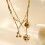 Unique Design Neck Chain Adjustable Necklace-Golden cherry 5