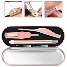 Essentiële oorverzorgingsproducten: Oorreinigingsset, Roségoudkleurige roestvrijstalen neuspincet voor baby's, Draagbare metalen opbergdoos voor