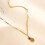 Assorted Fruit Design Adjustable Chain Necklace-Golden mango 5