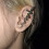 Practical Sturdy Alloy Snake Ear Accessory Jewelry-Silver 6