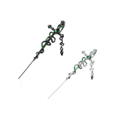 Practical Sturdy Alloy Snake Ear Accessory Jewelry-Silver 1
