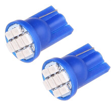 10x T10 LED Bulbs Bright Blue Instrument Panel Lights for Speedometer Gauge Cluster Dash