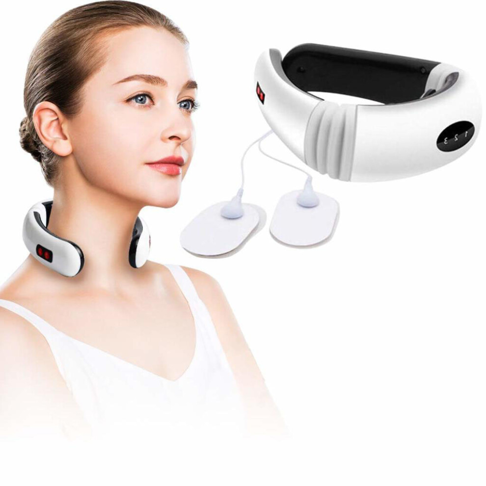 Innovative Neck Acupoints Lymphvity Massage Device, Portable Neck Relaxer with Smart Functions for Pain Relief and Ergonomic Design