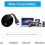 Wireless Display Receiver 4K Dual Band WiFi Display Adapter 5G and 2.4G Android iOS Compatible Easy Setup 4