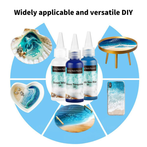 Thick Resin Coloring Pigment for Ocean Designs High-White 2