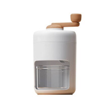 Ice Crusher Machine Snow Cone Maker for Home Fast Crushing with Ice Tray White 13x12.5x26cm