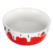 Bowl Ceramic Pet Dish AntiTip Design For Guinea Pigs Hamsters Chinchillas Small Animals NonSlip Keeps Cages Clean