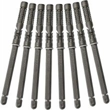 Versatile Solutions For Concrete Wall Anchors, Anti-rotation Fins, 4 Segment Tacos, 10Pcs, 10x100mm, Heavy Duty Plastic Wall Plug, Building Hardware,