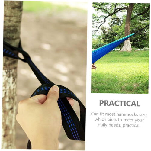 Hammock Tree Straps Hanging Kit with Durable Polyester,  Weight Capacity and Quick Tree Setup 1
