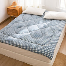 Floor Mattress Single Double Folding Tatami Thickened Dormitory Sleeping Mat NonSlip RollUp Bed 150x200cm Small Grid