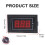 LCD Display AC Current Meter 100A with ABS Housing High 5