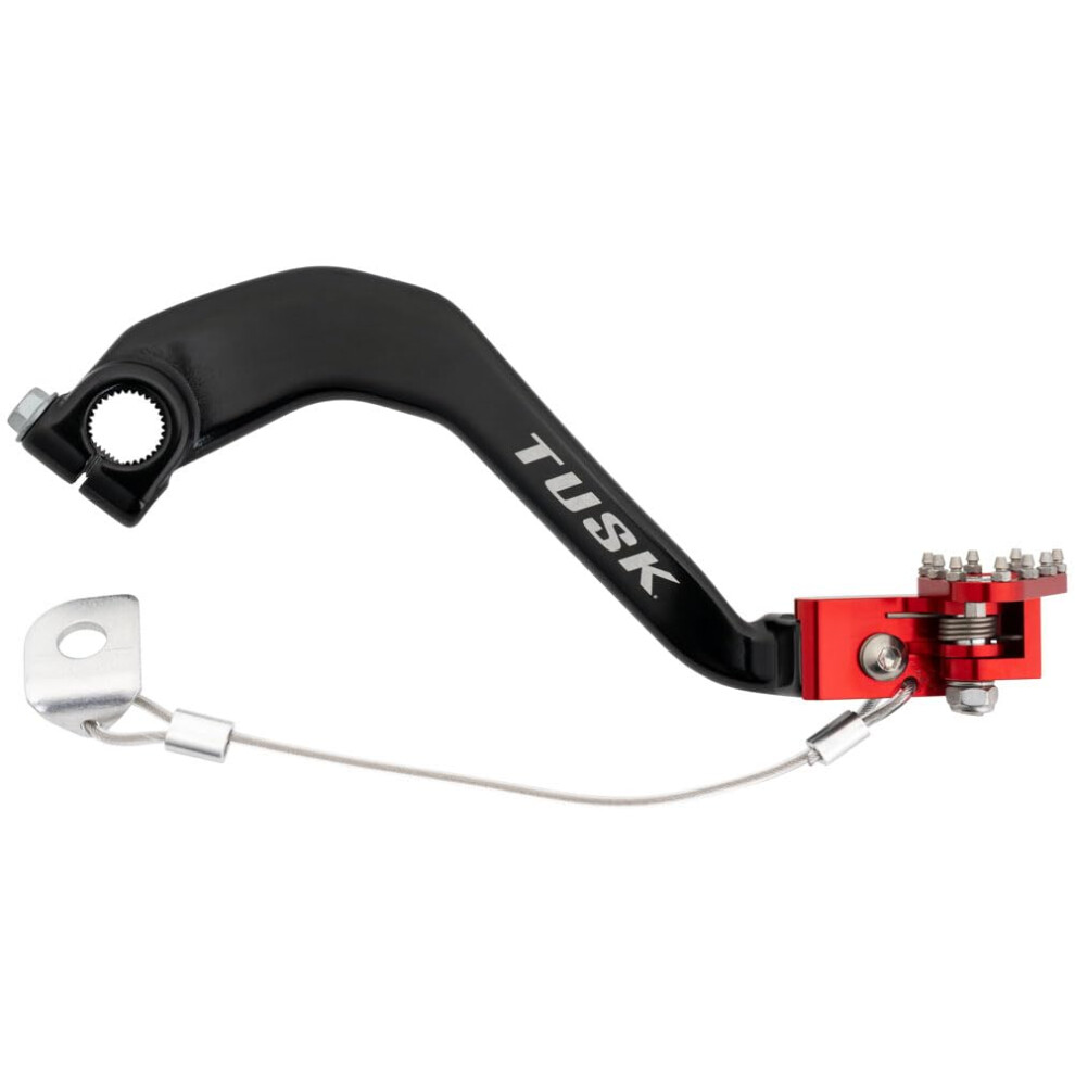 Cnc Aluminum Tip Motorcycle Brake Pedal For Honda Africa Twin Adventure Sports Crf1000a2 20182019 Red 9189345578571