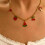 Charming Fruit Themed Dangle Pendant Necklace Versatile Style-B 2
