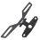 Adjustable Foldable Motorcycle Tail Light Bracket Metal License Plate Light Holder Compact Design 1