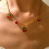Charming Fruit Themed Dangle Pendant Necklace Versatile Style-B 5