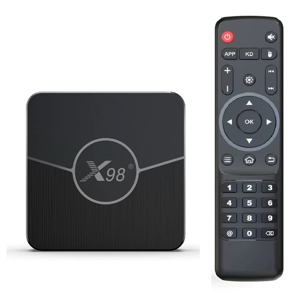 Android 11.0 Tv Box X98 Plus Amlogic S905w2 4Gb Ram 64Gb Rom Dual Wifi 2.4G/5.8G Bt 4.2 4K 6K Av1 Home Smart Media Player 9119770676511