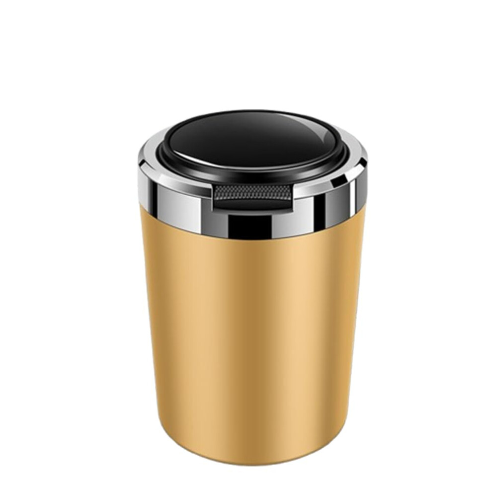 Car Ashtray For Bmw 330 20112017 With Windproof Lid, Easy Clean, Keeps Interior Tidy, Gold 9119770679598