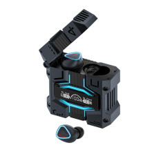 M45 Mecha Gaming Wireless Bluetooth Headset TWS 5.3 Touch Display Noise Reduction Stereo Music Headset Easy Install