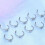 Imitation Lip Rings Without Piercing Clip-Five pointed star st 5