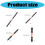 Sturdy S2Steel Double Headed Crosses Bits Corrosion-80mm 3