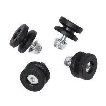 4 Pack WearResistant Motorcycle Case Cushion Set for Rear Luggage Box T and I Shapes