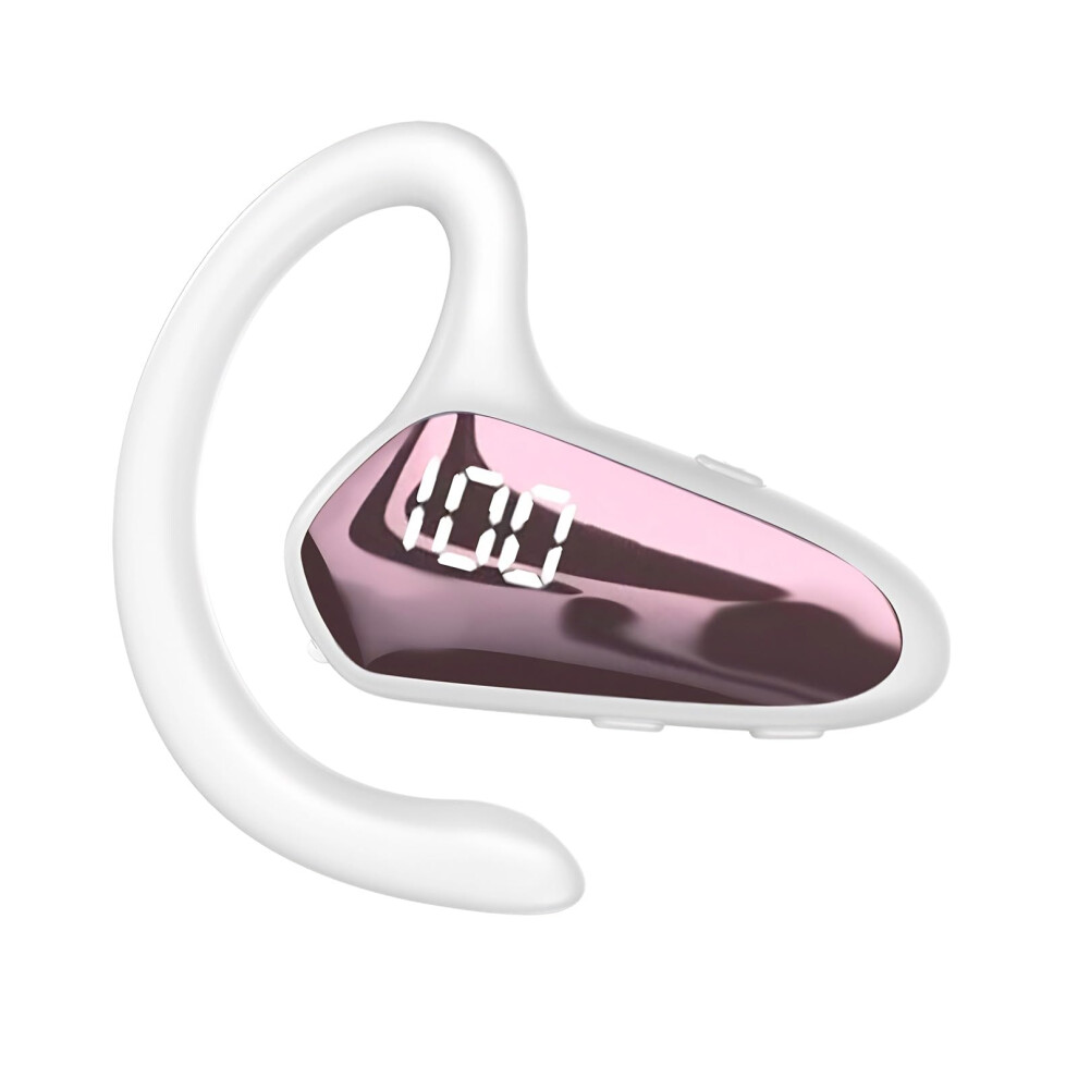 Wireless Headset V5.0 Bluetooth Boneconduction Earpiece, Noisecancelling Singleear Headset With Builtin Mic, Rosa 9119770677129