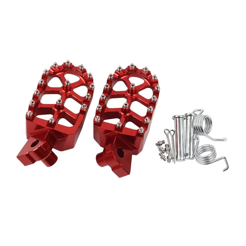 Motorcycle Foot Pegs For Yamaha Tenere 700 Xtz700, Aluminum Alloy, Enhanced Grip, 150Kg Load Red 9119770677273