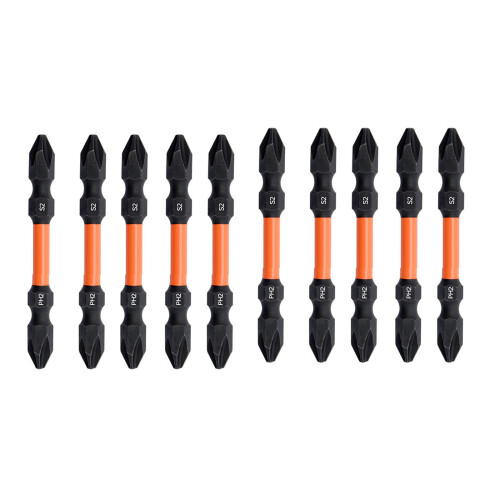 Set of 10 Versatile Double Tip Screwdriver Bit For-65mm