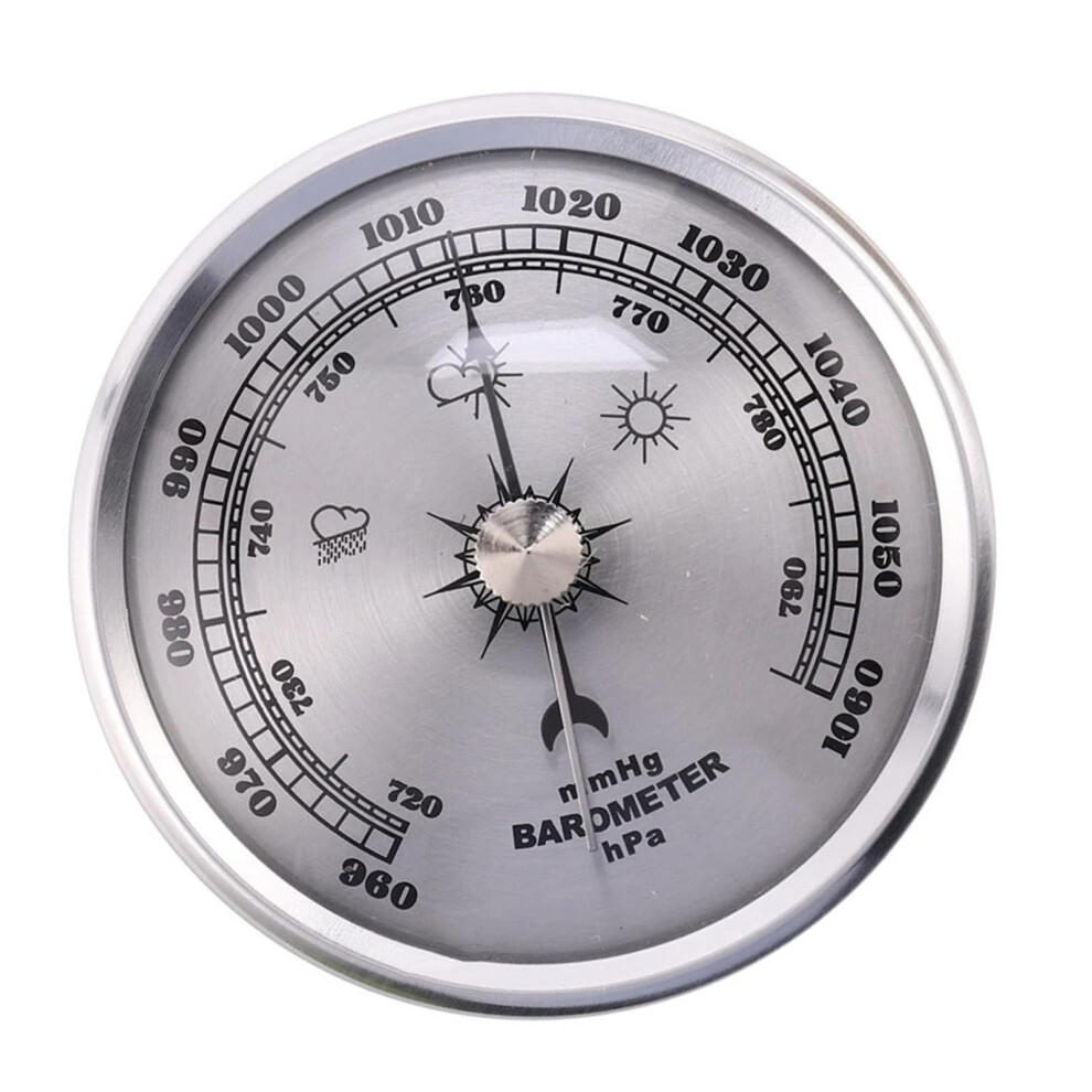 Barometers Analog Atmospheric Pressure Meter Manual Operation Antique Style Stainless Steel Laboratory Instrument 9119770678171