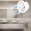 4Inch Energy Saving Ventilation Exhaust Fan Inline Boosters Duct 4