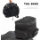 Motorcycle Tail Bag for BMW R1300GS Durable Nylon Quick Install with Adjustable Shoulder Strap 5