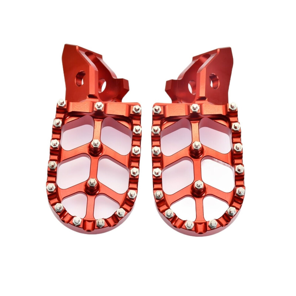 Motorcycle Foot Pegs Aluminum Alloy Antislip For Surron Ultra Bee Offroad Dirt Bike Red 9119770678768