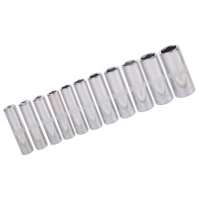 11Pcs Hex Socket Wrench Head Key Socket Wrench Hexagonal-long