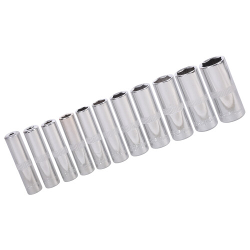 11Pcs Hex Socket Wrench Head Key Socket Wrench Hexagonal-long