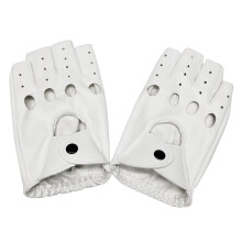Atmungsaktive Netzhandschuhe für Damen für Konzerte,-Weiß