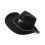 Chapeau Trilby moderne résistant à l'eau en PU léger-Noir 1