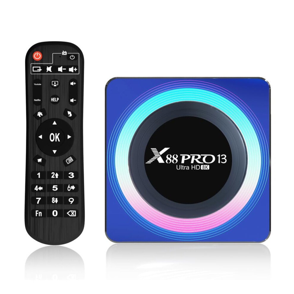 Android 13.0 Tv Box Pro 13 Acrylic 4Gb Ram 32Gb Rom Rk3528 Quadcore Wifi6 Bt5.0 8K Hdr10 Usb3.0 Smart Home Player 9001264918583