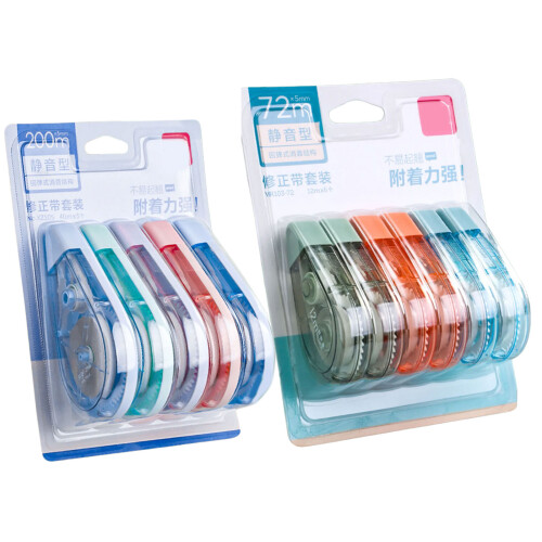 5/6Pcs Correction Tape Roller 5mm Wide Quick Dry White Out-200m 1