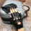 Damen Halbfingerhandschuhe Punk Rock Night Out-Schwarz 3