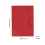 Professional 2026 Daily Planner Dated Leather Academic-Red 2