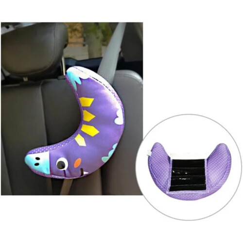Car Seat Headrest Pillow for Kids, Comfortable Neck Support Cushion, 2 Pack Light Blue 2