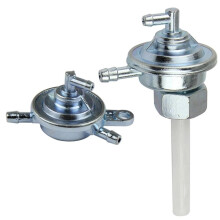Motorcycle Fuel Petcock Valve Aluminum 3Way Gas Tank Switch for GY6 50cc150cc Scooter Moped ATV