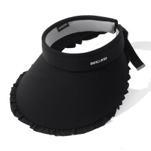 Chapeau de soleil queue de cheval, chapeau à séchage-Noir