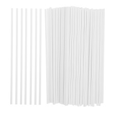 100Pcs Food Grade Lollipop Sticks Durable Paper Sticks for Cake Pops and DIY Candy Making
