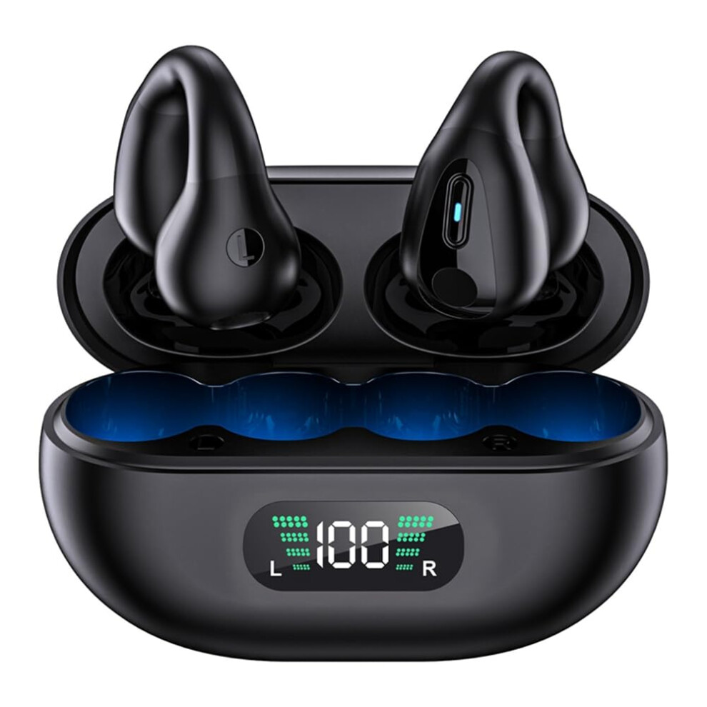 Wireless Bluetooth Headset Bone Conduction Clip-Ear Tws Waterproof Noise Reduction For Running And Sports 9001264916763