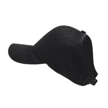 Casquette de Baseball Ă dessus ouvert pour queue de cheval,-Noir