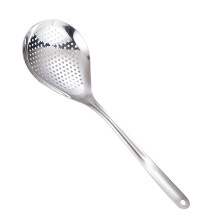 Stainless Steel Skimmer Strainer Spoon with HeatResistant Long Handle and RustResistant Design